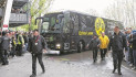 Robbanás a Borussia Dortmund buszánál