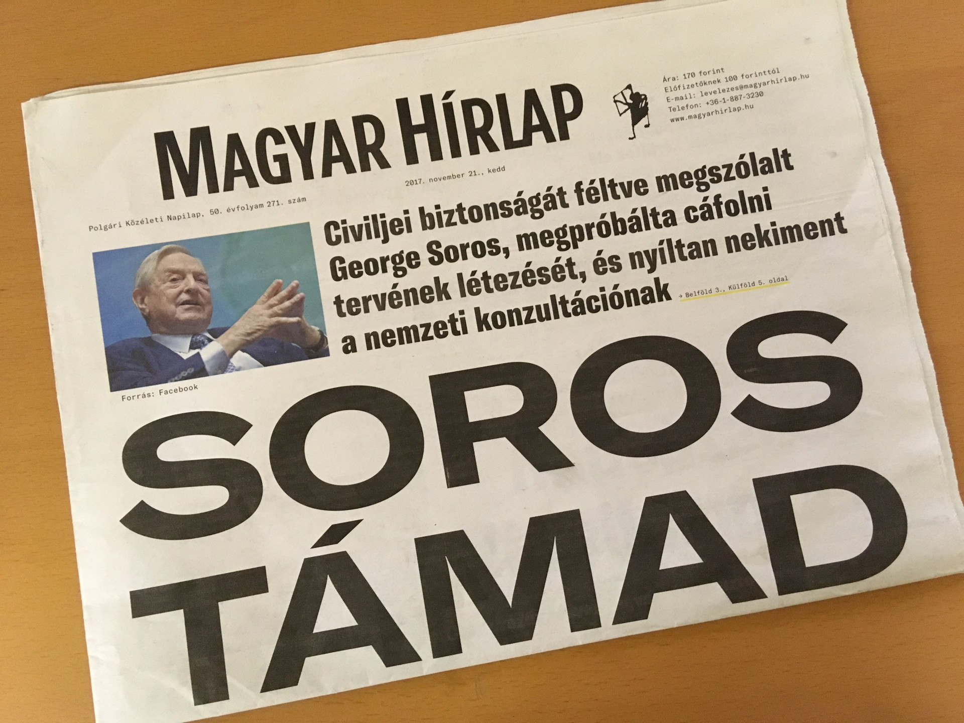 Rasszizmus miatt büntették meg a Magyar Hírlapot