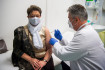 Müller Cecília is megkapta a koronavírus elleni védőoltást