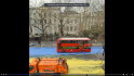 London: ukrán zászlót festettek az orosz nagykövetség elé