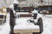 30 centis hó Simonfán, hármas ütközés Lébénynél