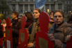 A piros babák is utcára mentek – Tüntetés a nőket érő erőszak ellen