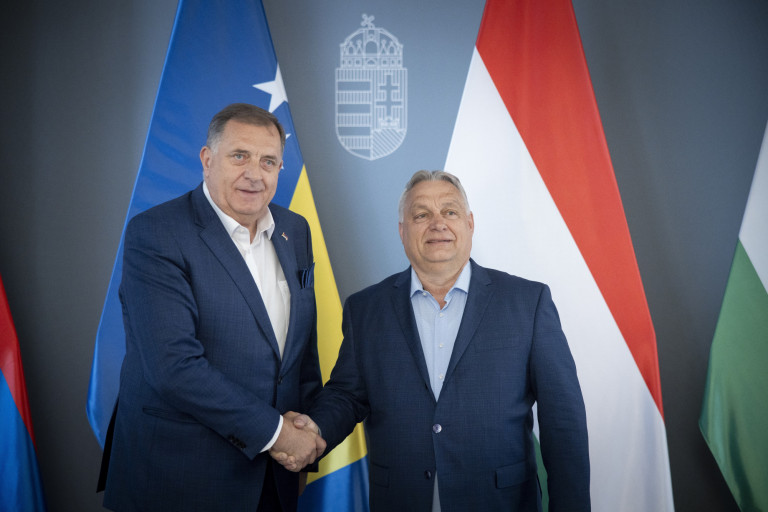 Újra Orbánnál járt Milorad Dodik