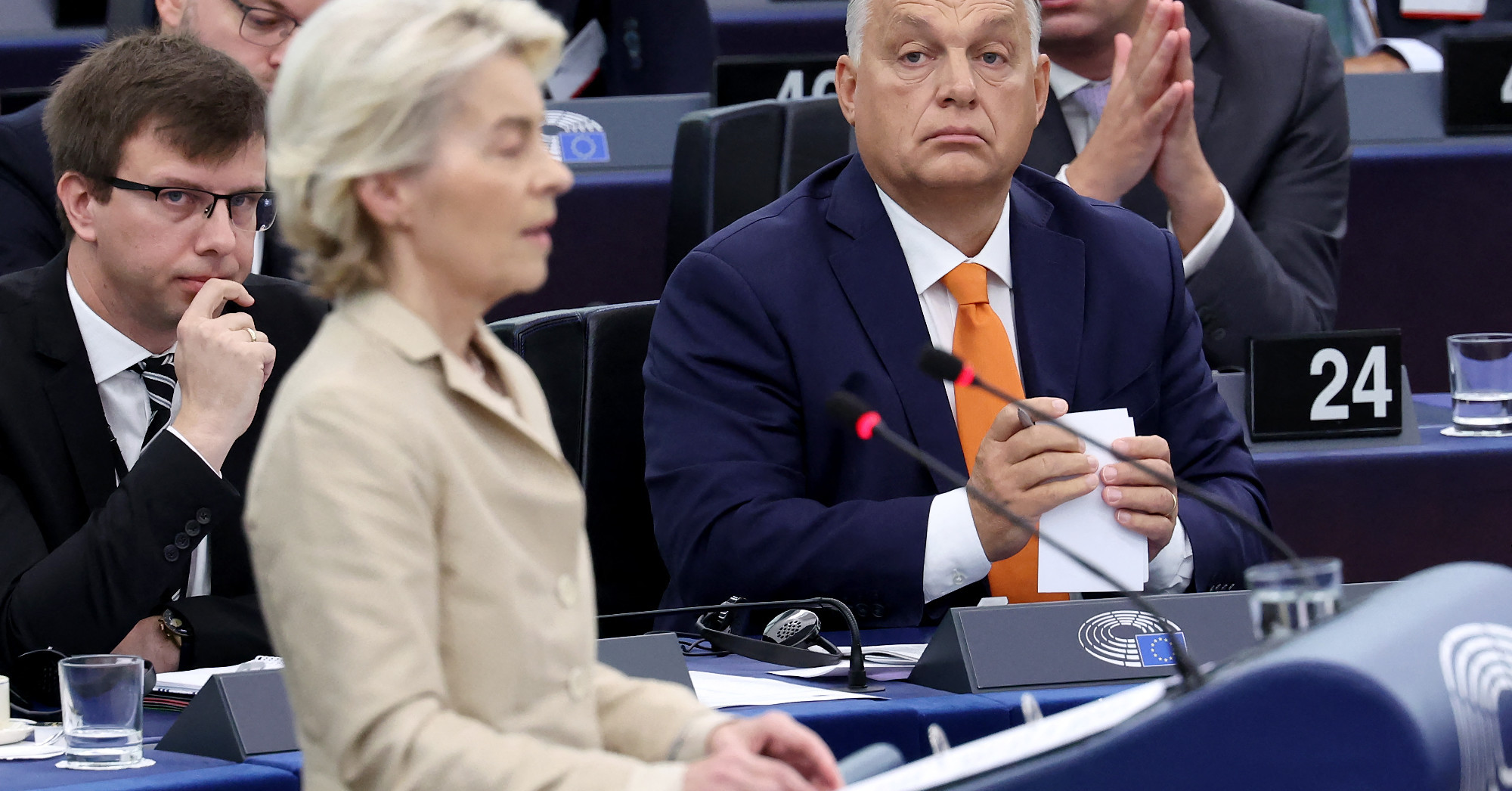 Orbán arról beszélt, mi a baj az EU-val, Von der Leyen és Magyar Péter arról, mi történik Magyarországon