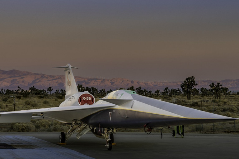 A NASA bemutatta a szupertitkosan fejlesztett szuperszonikus repülőgépét