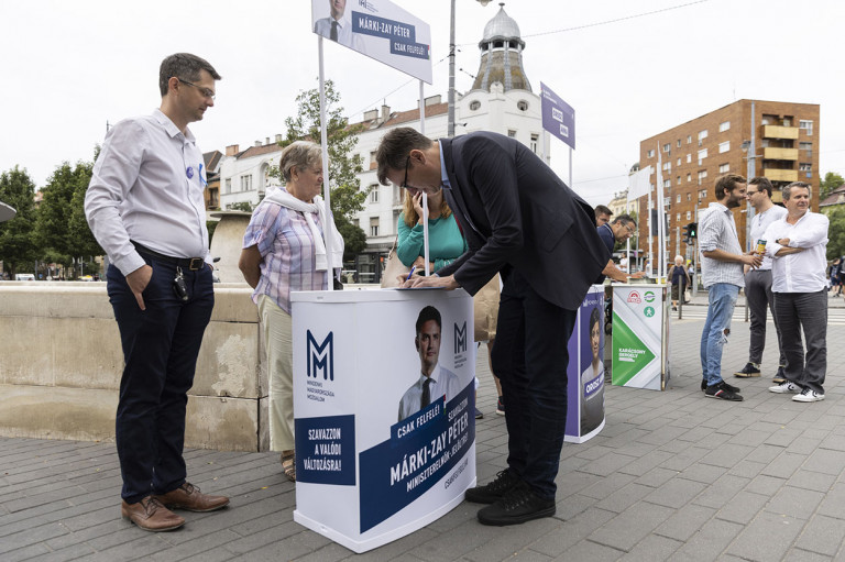 Márki-Zay Péter a Závecz felmérése szerint is népszerűbb, mint Karácsony