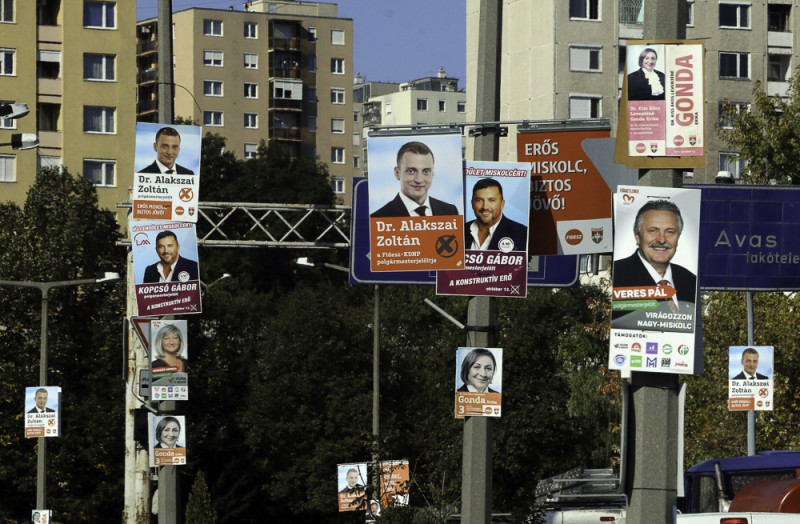Önkormányzat 2019 - Választási plakátok Miskolcon