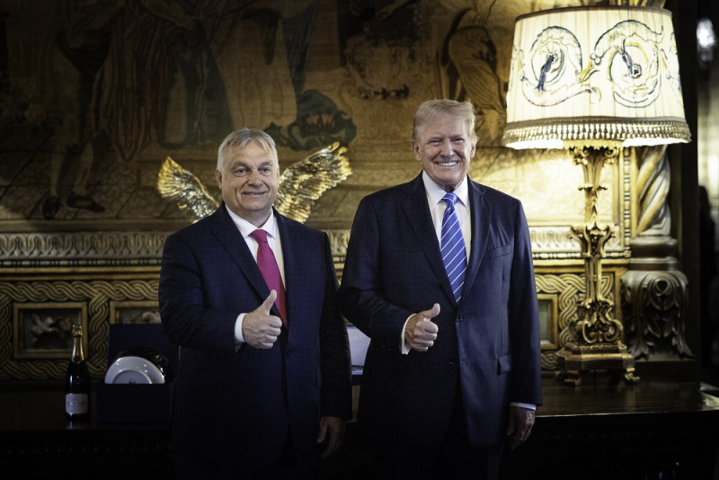 Orbán Viktor Donald Trumppal tárgyalt a béke lehetőségeirő