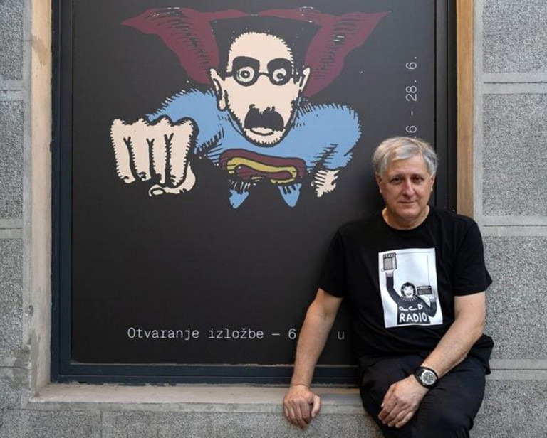 Tatamin, lópokrócba csavarva: Aleksandar Zograf portréja