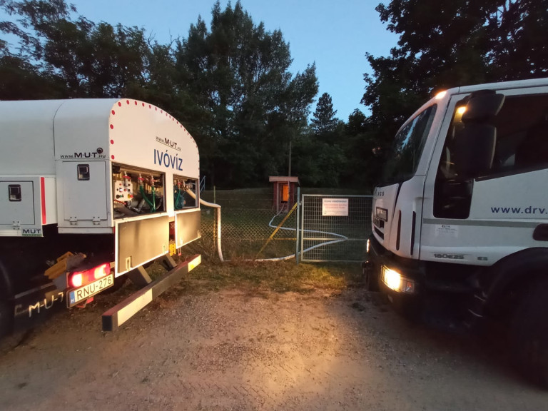 Már Pilisszentlászló egyes részein sincs víz 