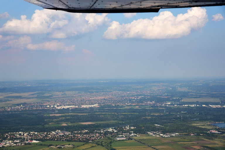 Lezuhant egy kisrepülő Dunakeszin