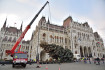 Hétfőn állítják fel az ország karácsonyfáját a Kossuth téren