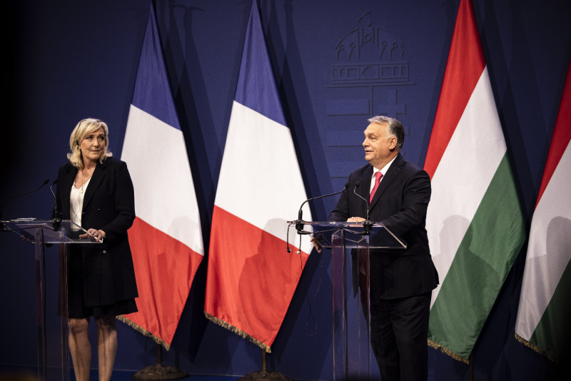 Orb?n Viktor ?s Marine Le Pen tal?lkoz?ja