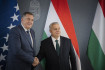 Orbán Viktor az oroszbarát Milorad Dodikkal, a boszniai Szerb Köztársaság elnökével tárgyal
