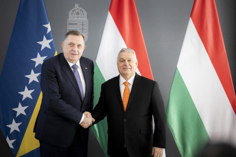 Orbán Viktor fogadta az amerikai szankciós listán szereplő Milorad Dodikot