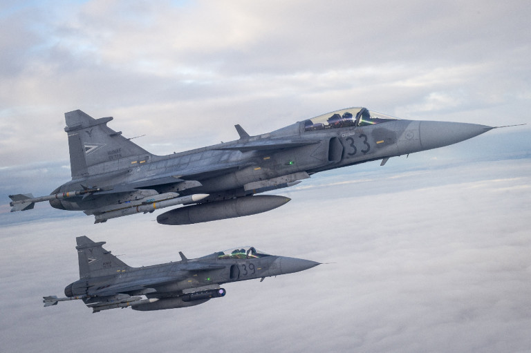 Két hónap alatt hatszor repültek ki a magyar Gripenek orosz gépek miatt a Baltikumban 
