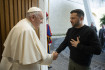 Találkozott Ferenc pápa és Zelenszkij