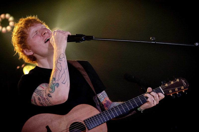 Ed Sheeran koncertje Amszterdamban