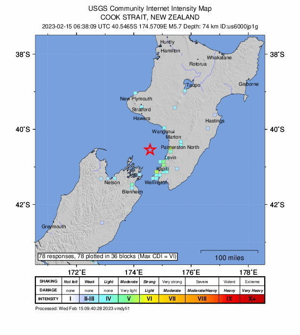 Földrengés volt Új-Zélandon is