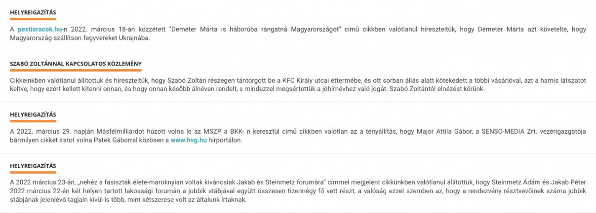 Hat helyreigazítást közölt egyszerre a Pesti Srácok