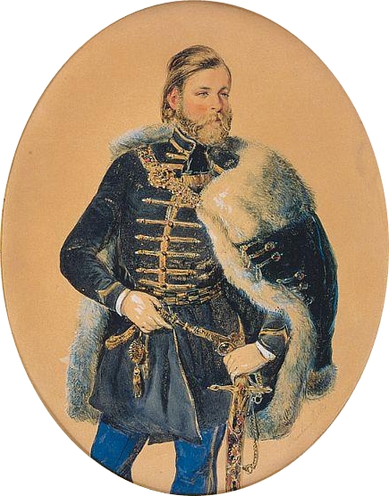 Károlyi gróf Barabás Miklós festményén