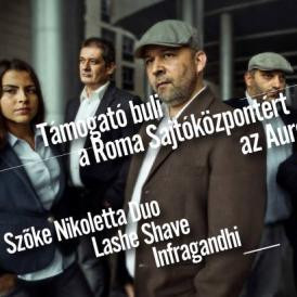 Támogatóest a Roma Sajtóközpontért