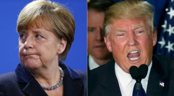 A nagy találkozás - Angela Merkel és Donald Trump