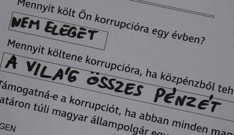 Itt a kutyapárt nemzeti korrupciós konzultációja