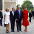 Trump odaszólt Macron feleségének: „Nagyon jó formában vagy!”