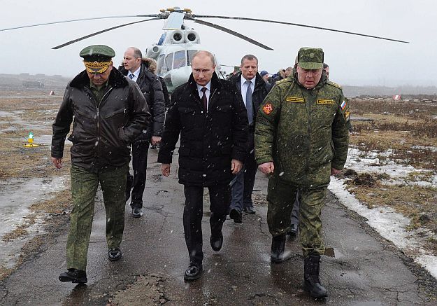 Putyin a 2014-es hadgyakorlaton