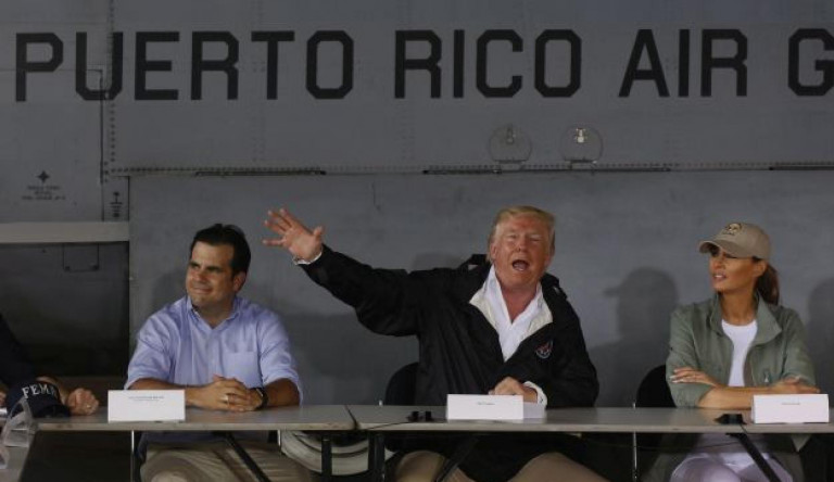 Trump nem is lett volna önmaga, ha nem szúr oda kicsit a hurrikán sújtotta Puerto Ricónak