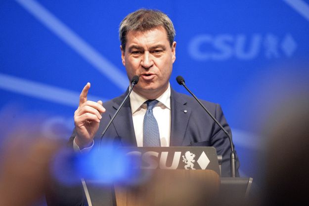 Markus Söder a CSU kongresszusán