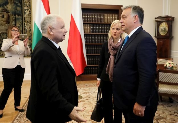 Kaczynski és Orbán Varsóban
