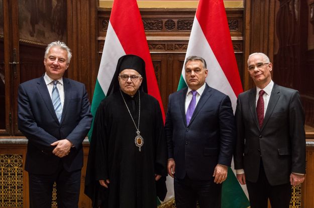 Orbán Viktor találkozik Jean-Clément Jeanbart aleppói görögkatolikus érsekkel