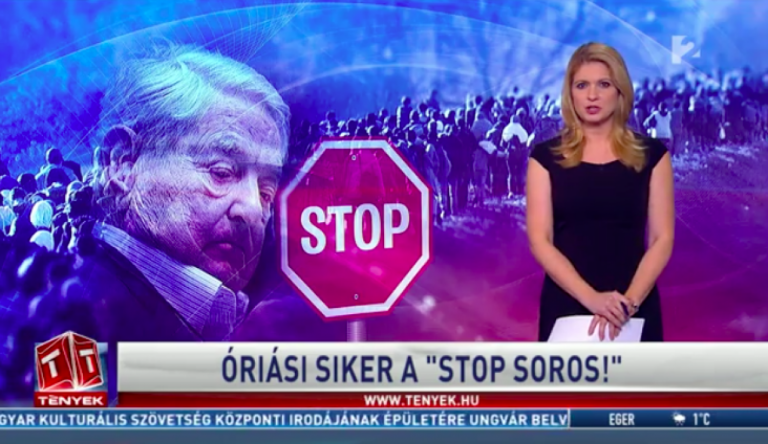 Andy Vajna tévéjében tényleg képesek voltak bemondani, hogy „óriási siker” a Stop Soros