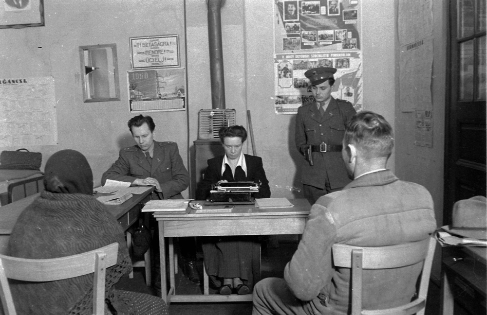Vidéki rendőrőrs 1950-ben