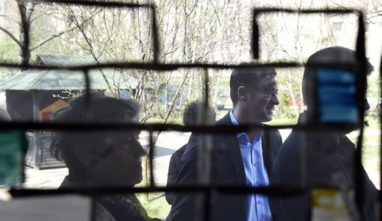 Karácsony Gergely majdnem fél órát állt sorba 
