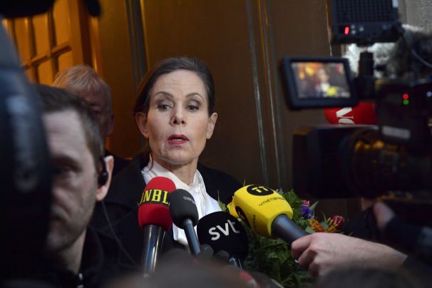 Sara Danius, az irodalmi Nobel-díjról döntő Svéd Akadémia volt titkára 