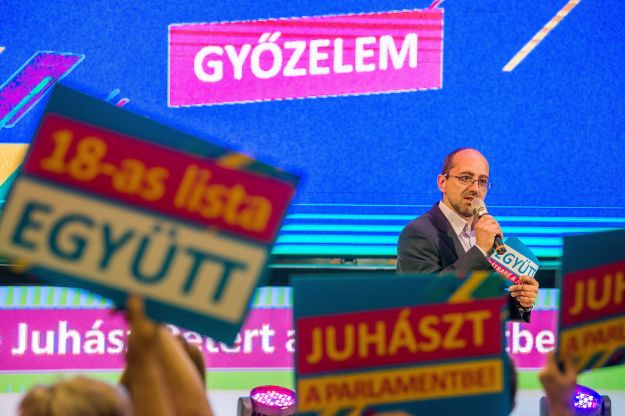 Szabó Szabolcs az Együtt kampányzáróján