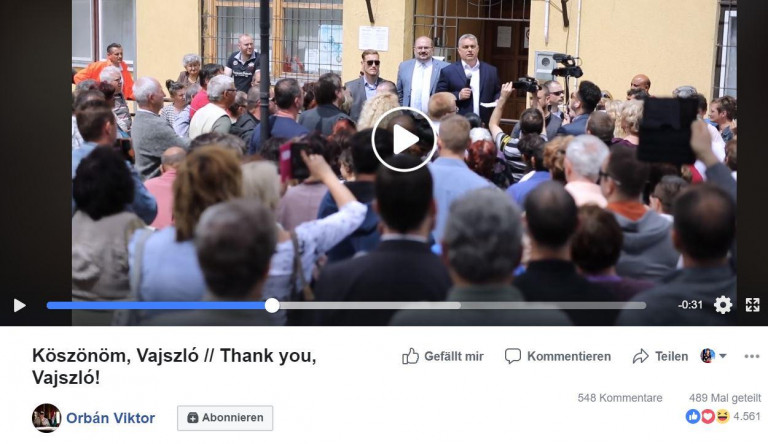A jó király ajándéka: Orbán 2,4 milliárd forintnyi támogatással köszöni meg hű vajszlói vazallusainak a vendéglátást