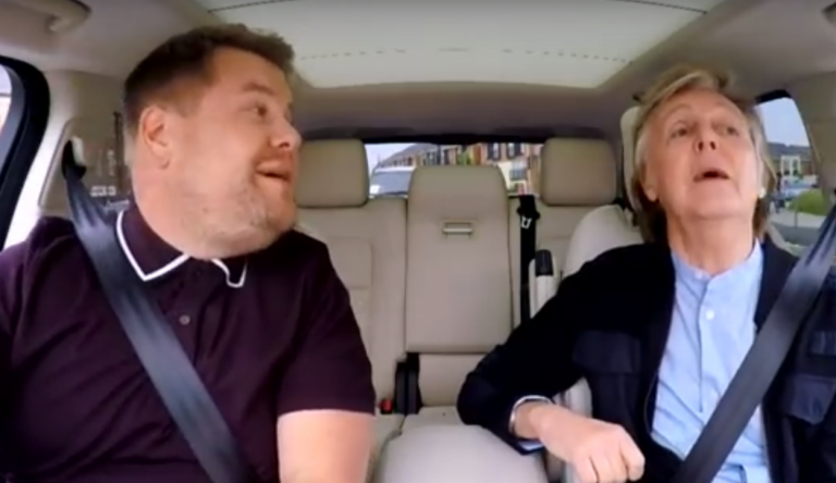 James Corden úgy megénekeltette Paul McCartneyt, hogy öröm nézni