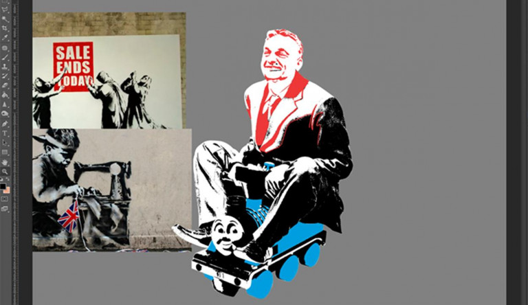 Mindenkinek saját Banksyt!