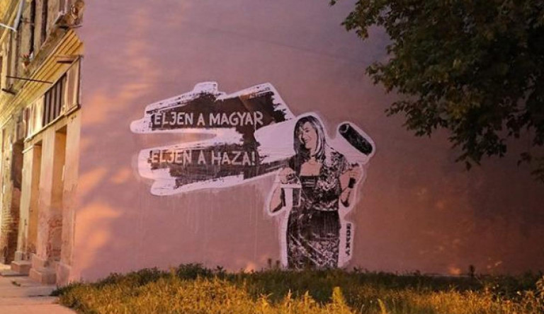 Jelenetek a NER-ből: Basky újabb graffitit készített