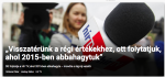 Rég volt ekkora földindulás a médiában: mutatjuk, mi történt ma