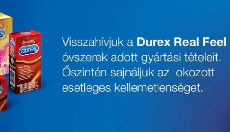 Óvszereket hív vissza a Durex, de azt mondják, aggodalomra semmi ok