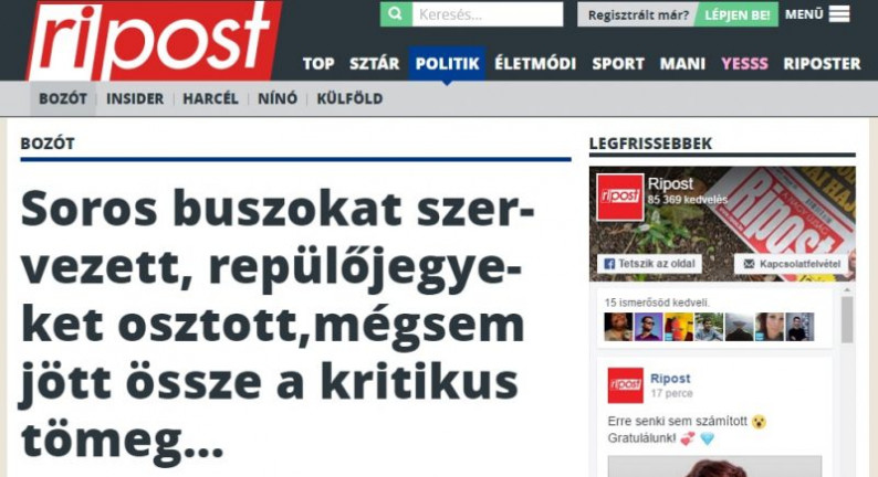 Erősen kérdéses a Ripost sorsa