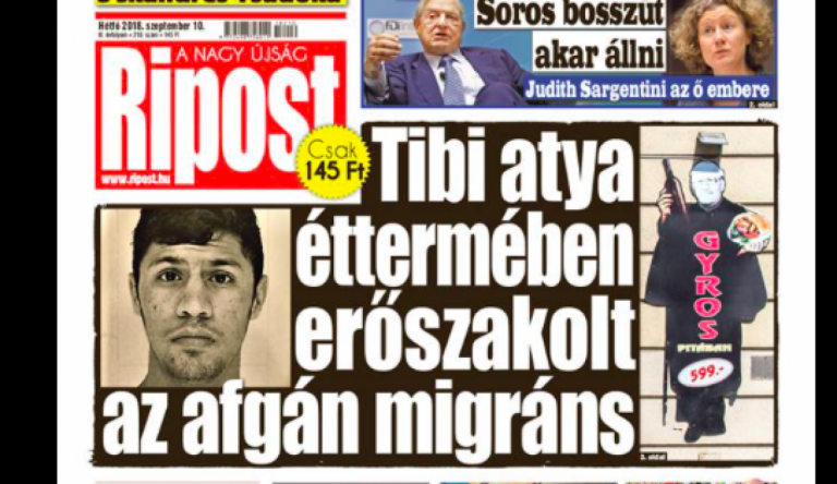 Nekirongyolt a kormánymédia Tibi atyának