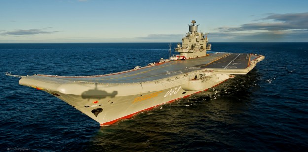 Kuznyecov admirális, az egyetlen orosz repülőgép-hordozó