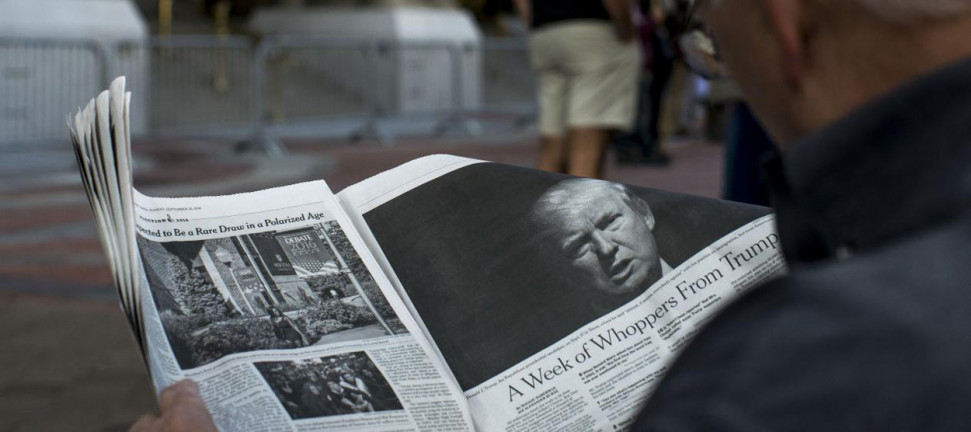 Trump megint a médiával hadakozik