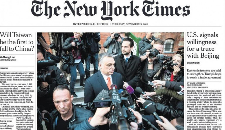 Címoldalra kerültünk a New York Times-ban! De mivel?!